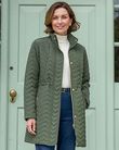 Delores Showerproof Quilted 3/4 Length Coat