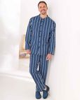 Mens Alexander Pure Cotton Long Sleeved Pyjamas