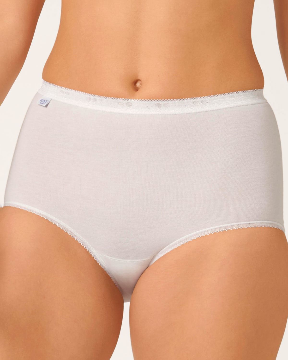 Pack of 4 basic + midi knickers in cotton Sloggi