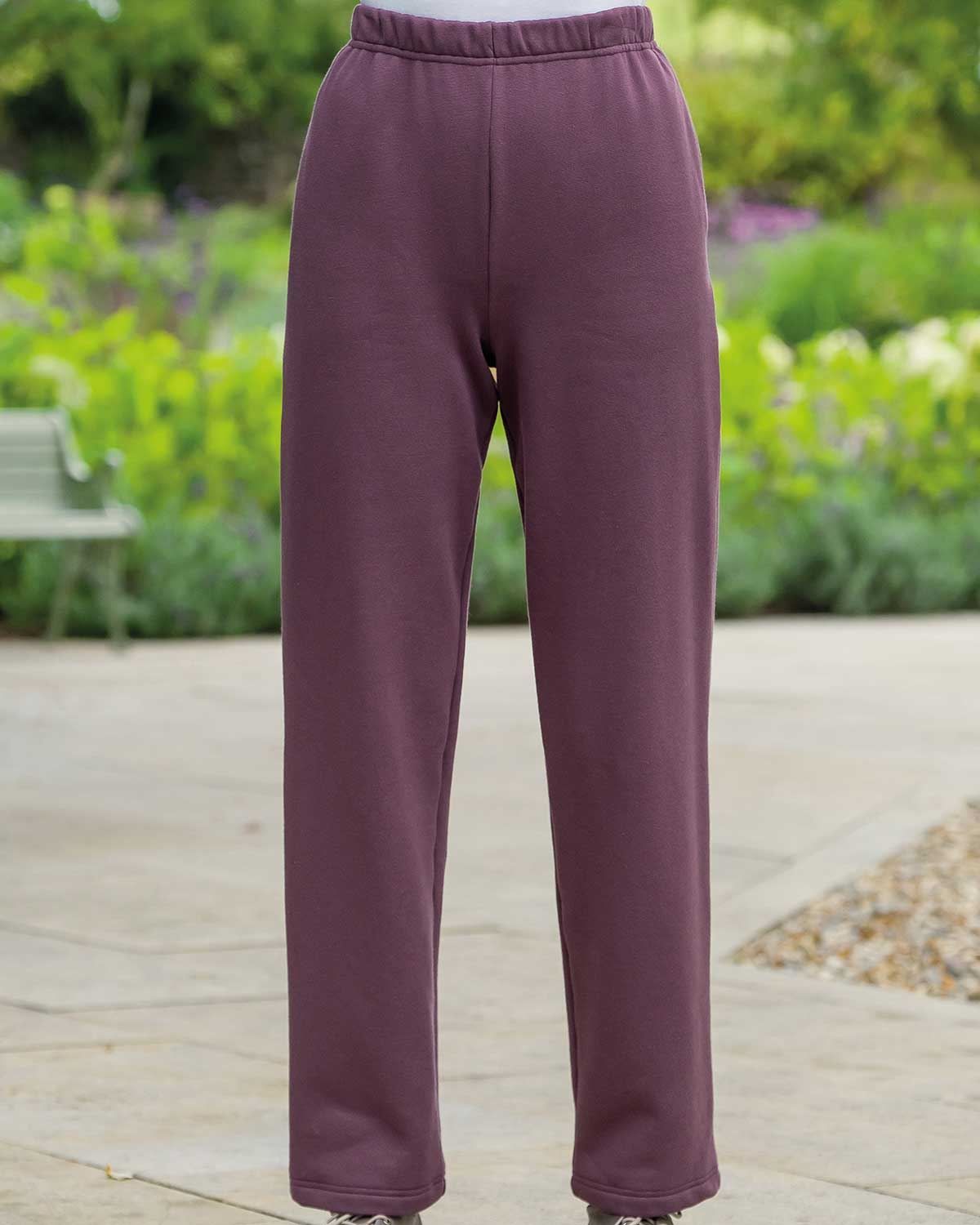 pull on straight leg trousers