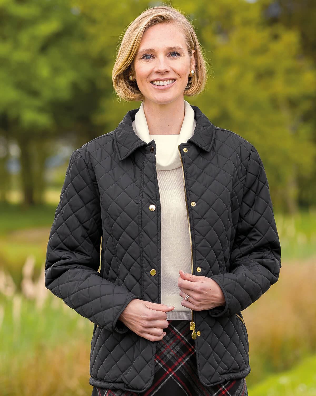 Ladies Quilted Jacket Quilted Jacket Womens Country Collection