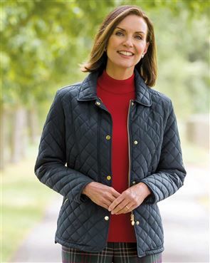 ladies smart quilted jacket