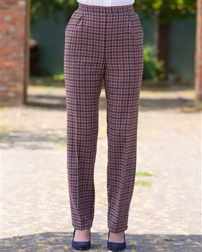 Buy PullOn Check Trousers 3mths7yrs from the Next UK online shop