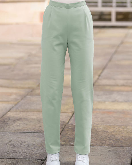 Easycare Pull On Seafoam Trousers