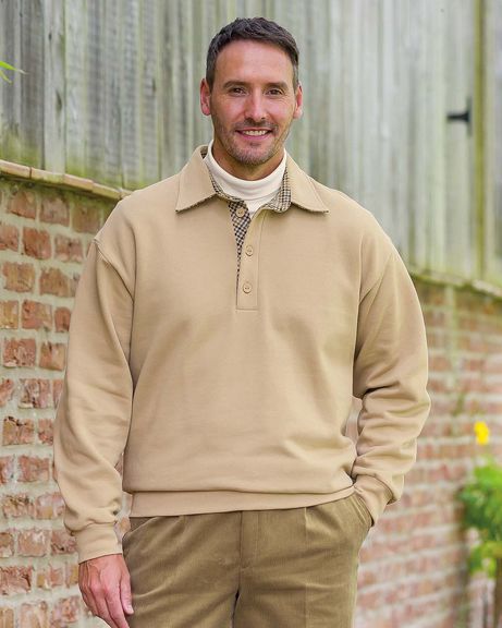 Mens Barley Trimmed Sweatshirt