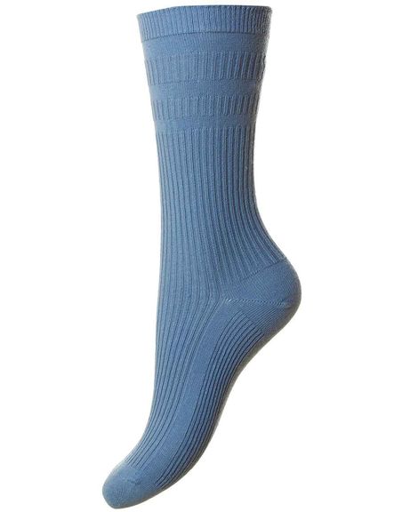 Ladies Cotton-Rich Socks