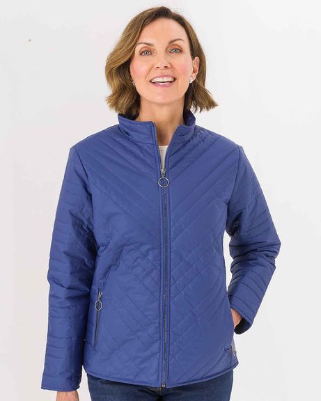 Quilted Showerproof Padded Jacket