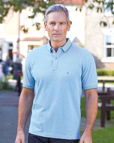 mens polo shirts with longer short sleeves