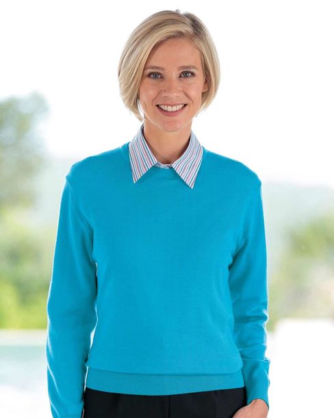 Ladies Merino Crew Neck Knitted sweater Available in 9 Colours