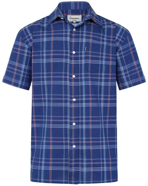 Newquay Mens Short Sleeve Casual Check Shirt | Country Collection